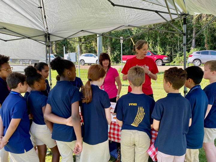 Photo of school group