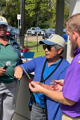 photo of seminar in the garden